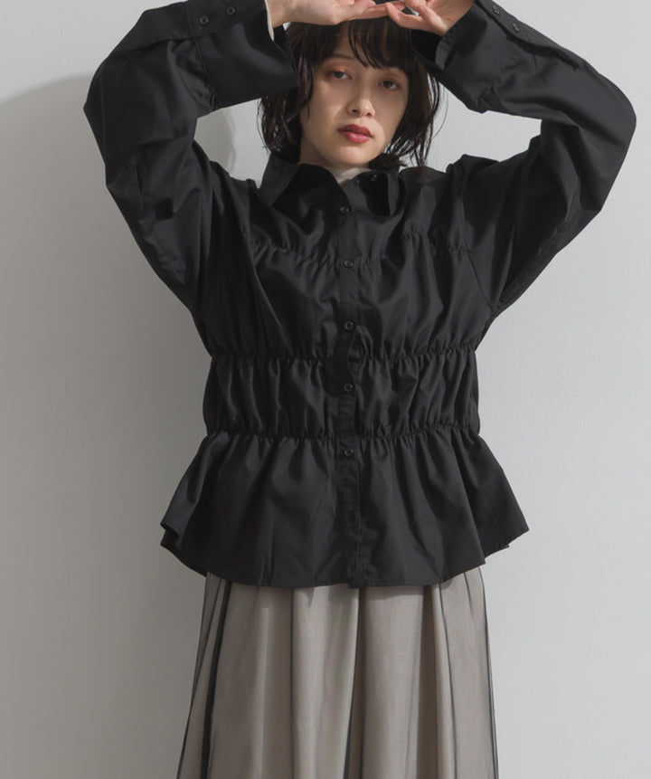 ウエストシャーリングシャツ