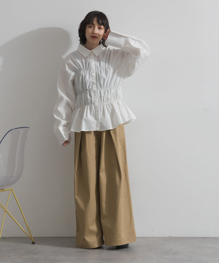 ウエストシャーリングシャツ