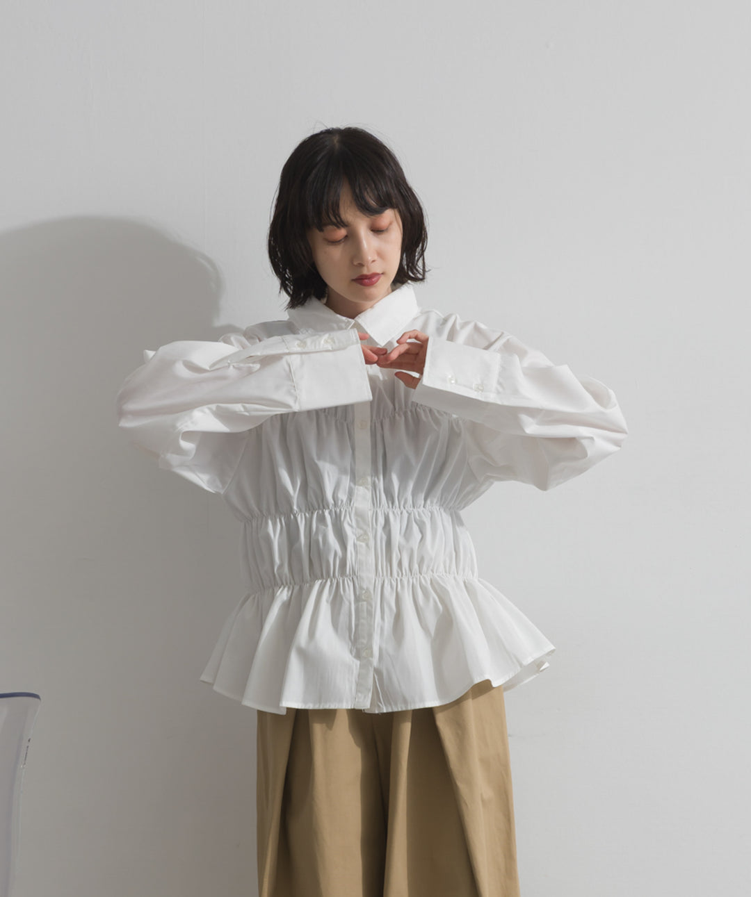 ウエストシャーリングシャツ