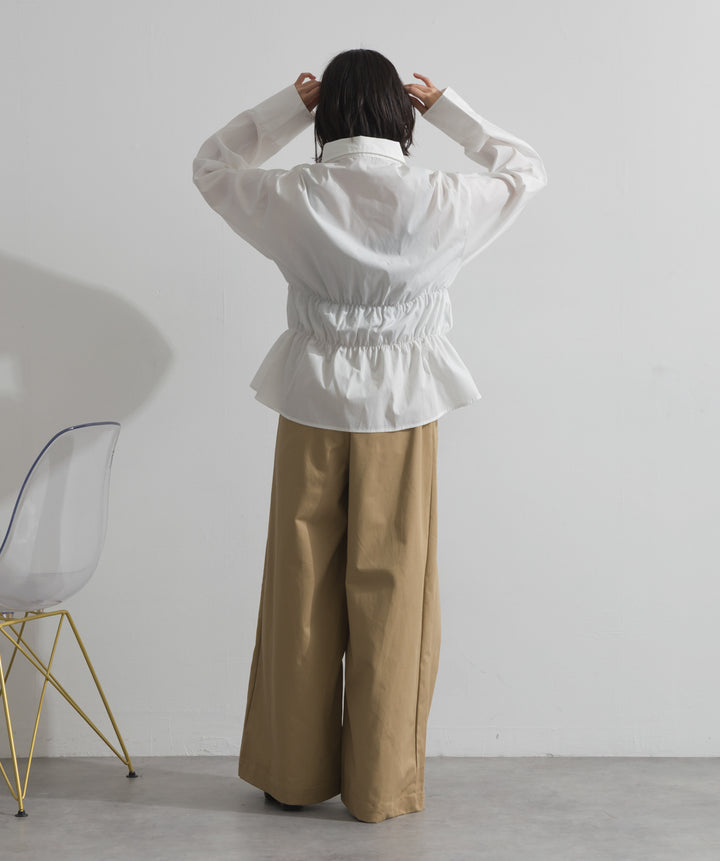 ウエストシャーリングシャツ