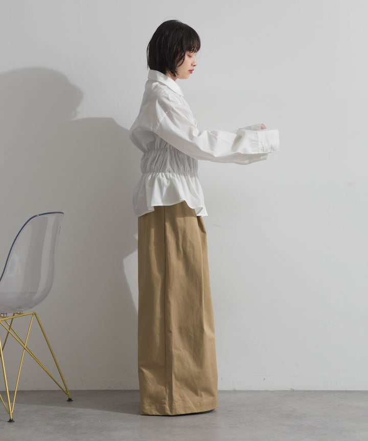 ウエストシャーリングシャツ