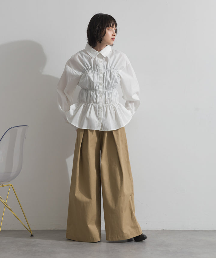 ウエストシャーリングシャツ