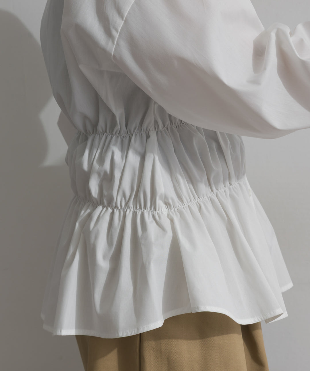 ウエストシャーリングシャツ