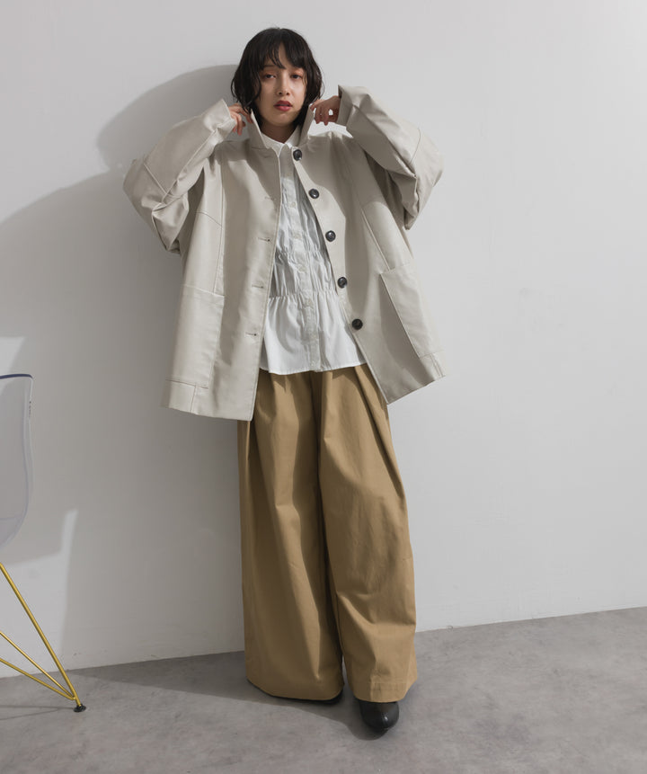 ウエストシャーリングシャツ