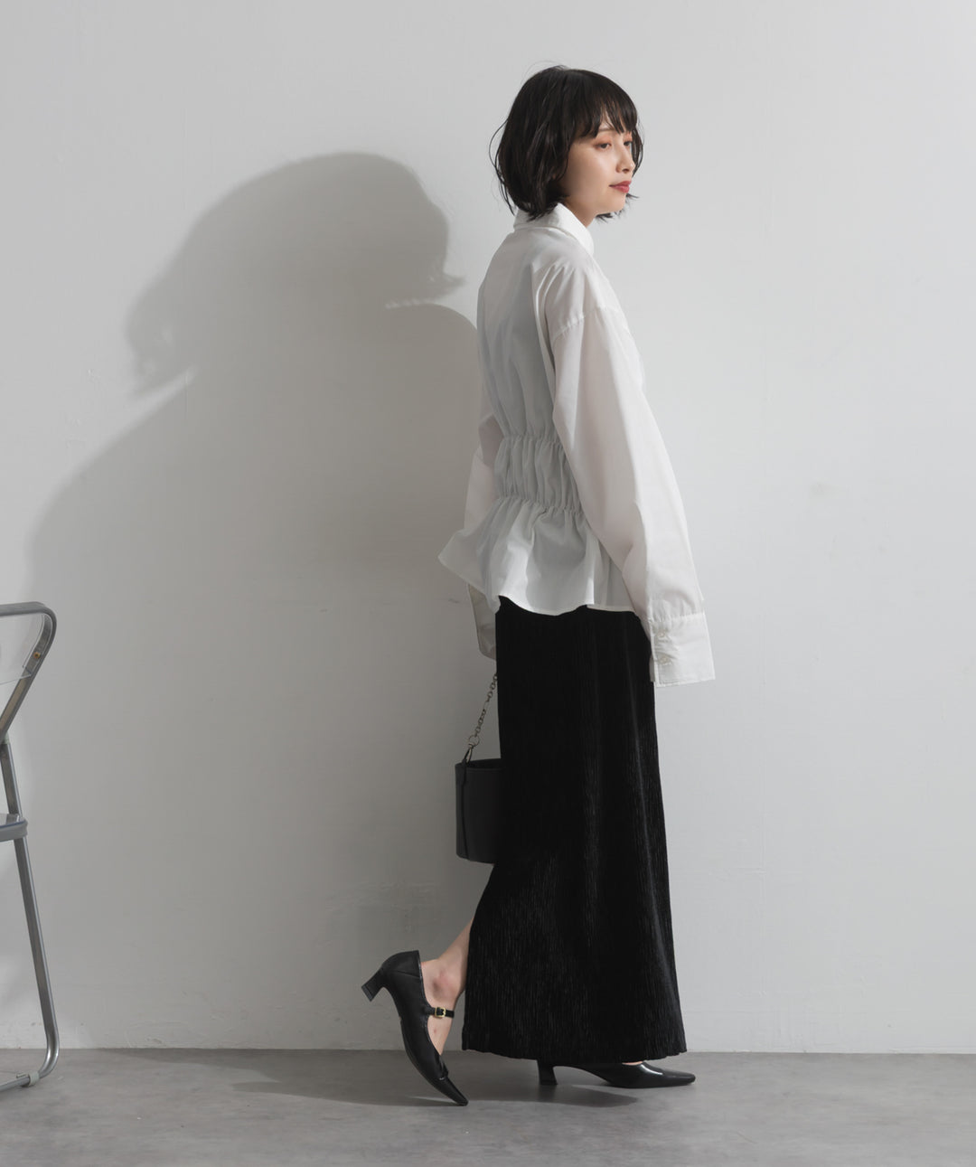 ウエストシャーリングシャツ