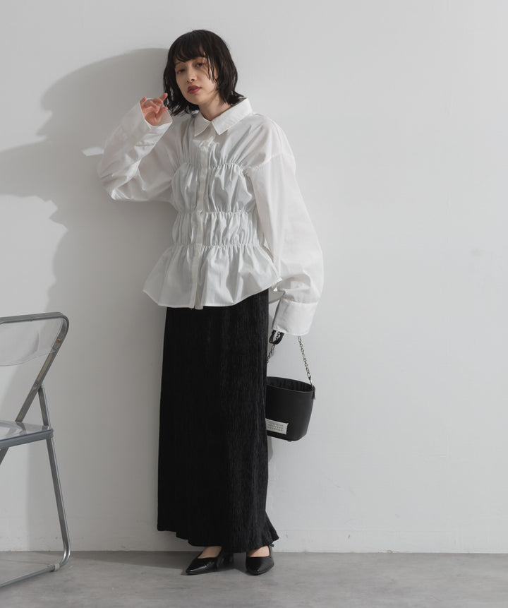 ウエストシャーリングシャツ