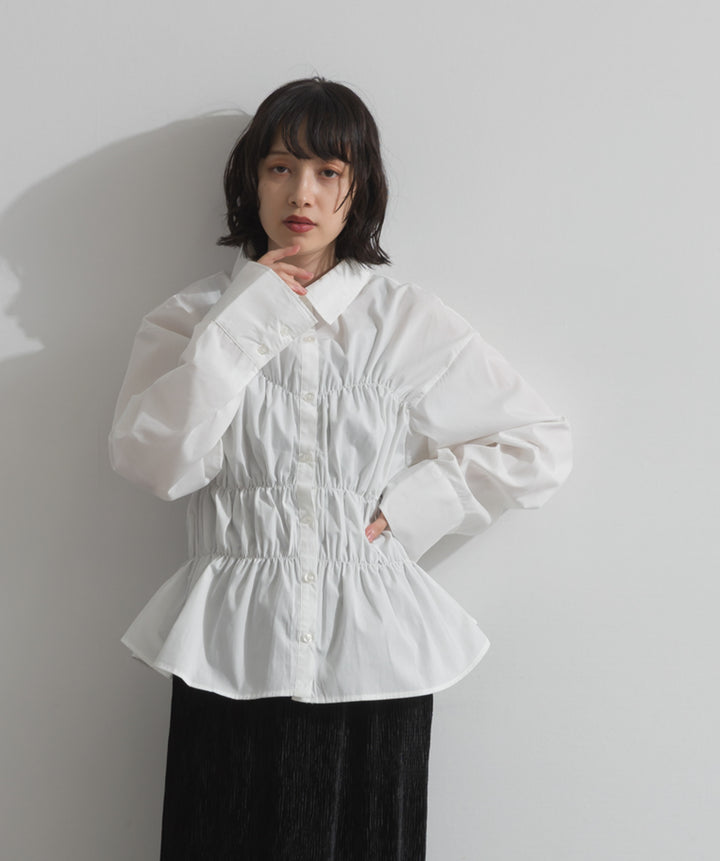 ウエストシャーリングシャツ