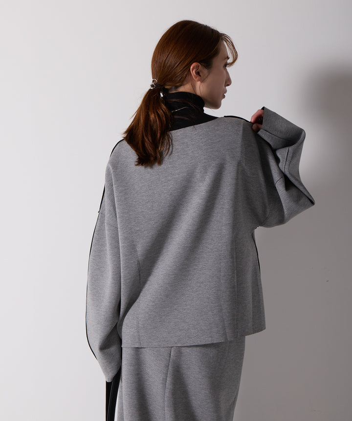 アシンメトリーヘムスカートドッキングセットアップ