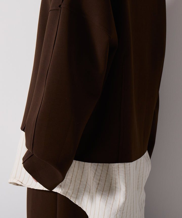 アシンメトリーヘムスカートドッキングセットアップ