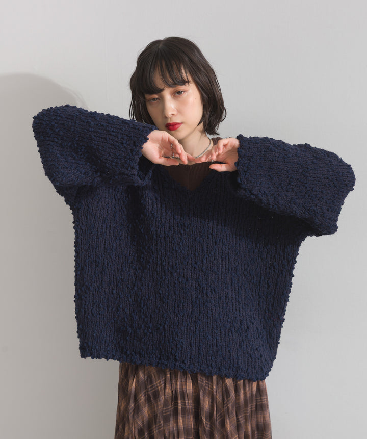 ブークレモールニットプルオーバー