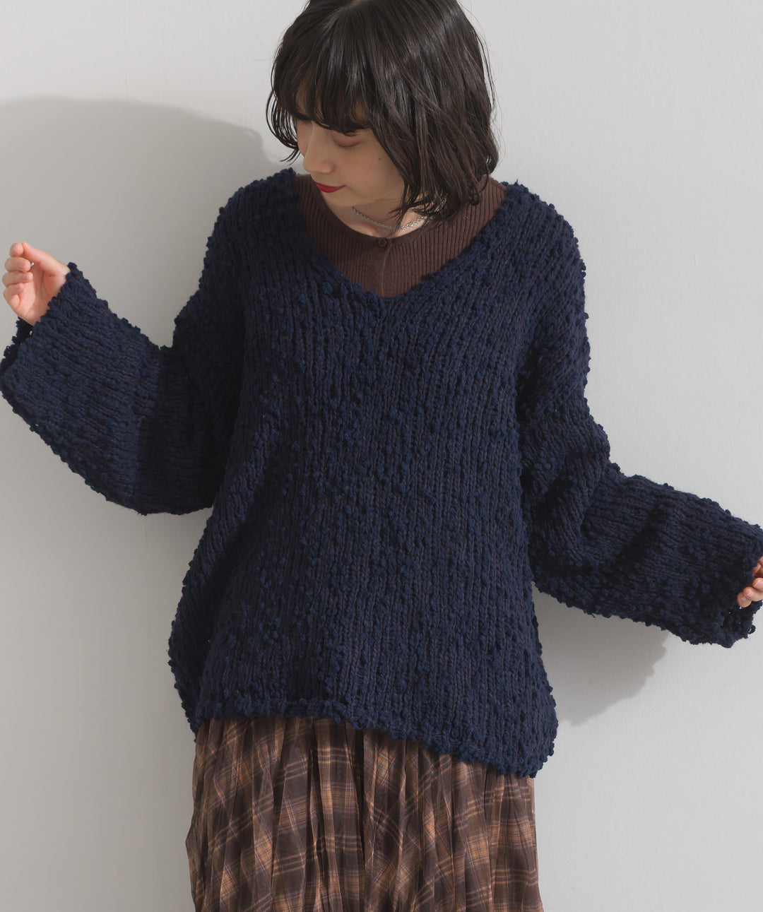 ブークレモールニットプルオーバー