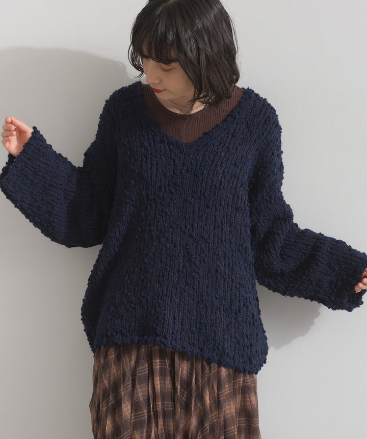 ブークレモールニットプルオーバー