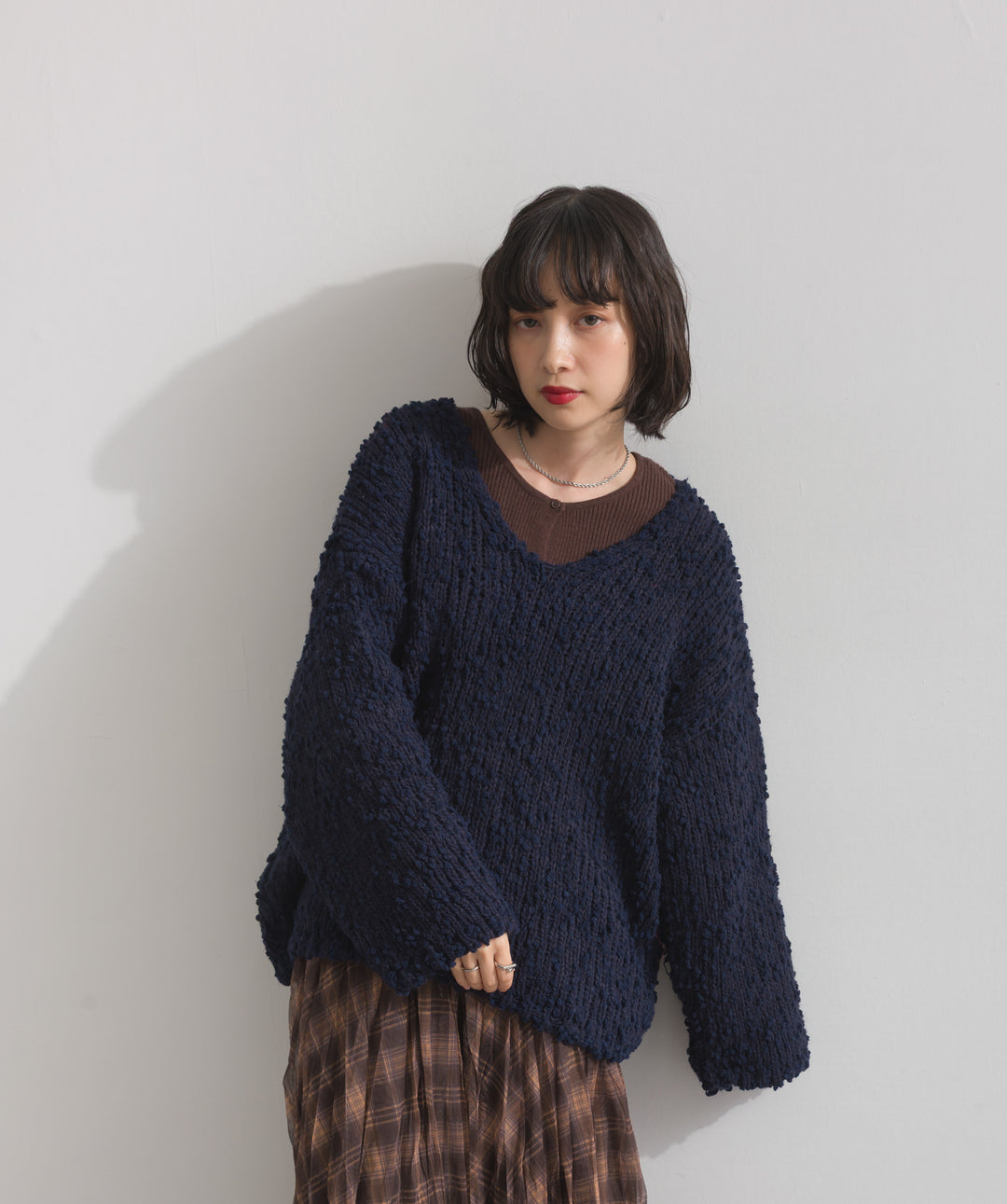 ブークレモールニットプルオーバー