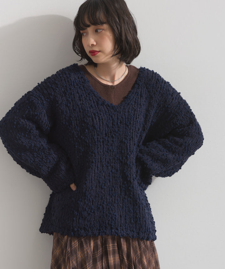 ブークレモールニットプルオーバー