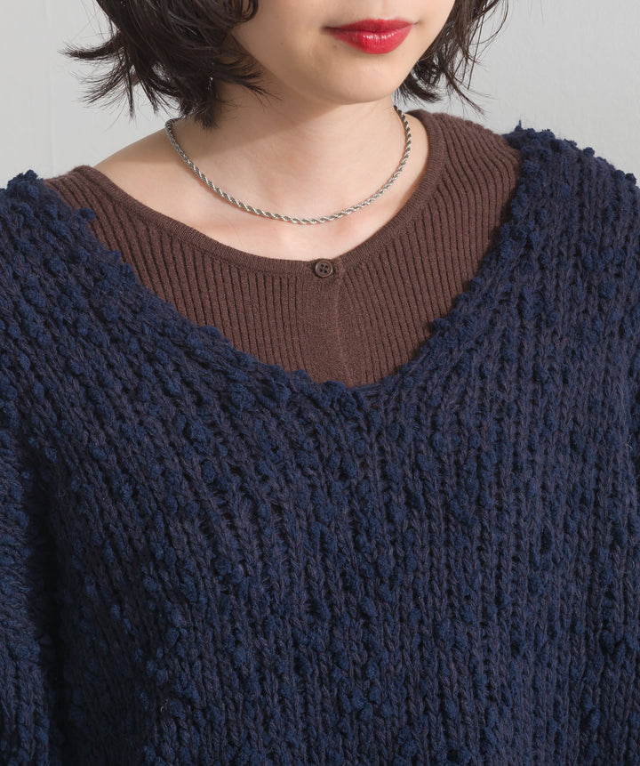 ブークレモールニットプルオーバー