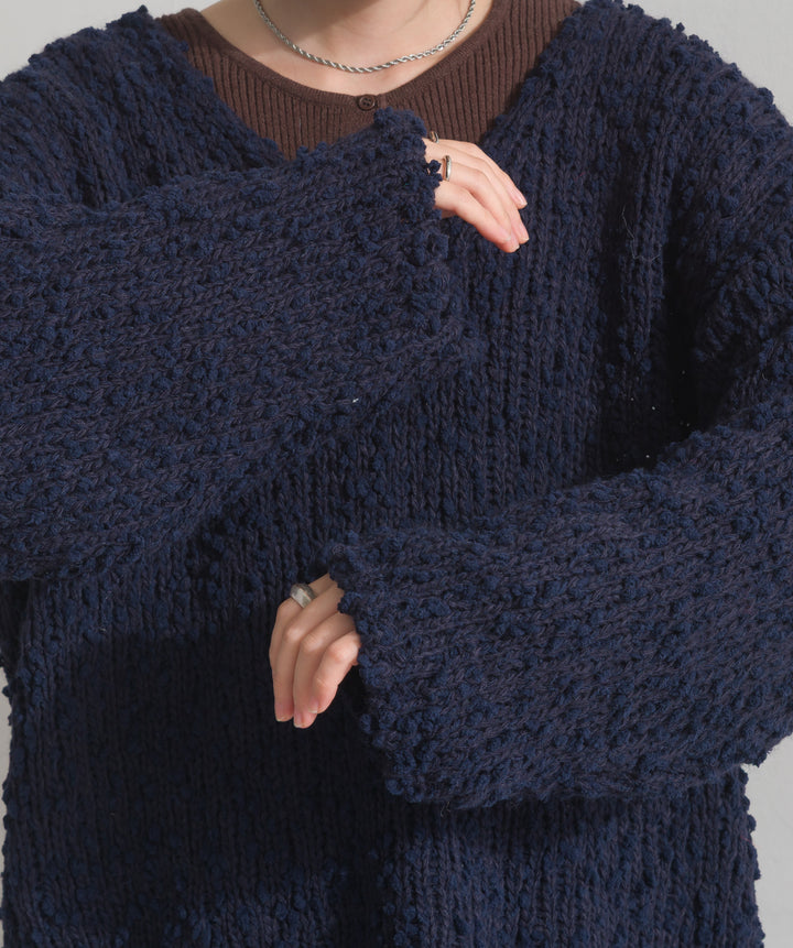 ブークレモールニットプルオーバー