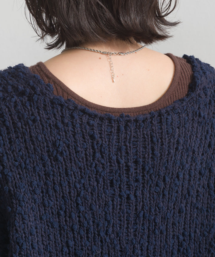 ブークレモールニットプルオーバー