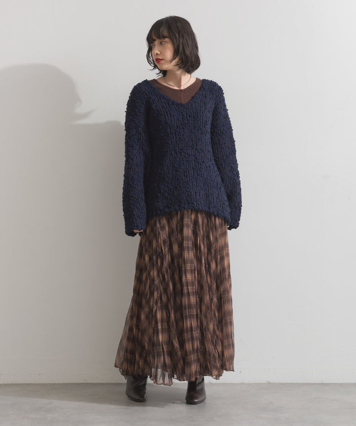 ブークレモールニットプルオーバー