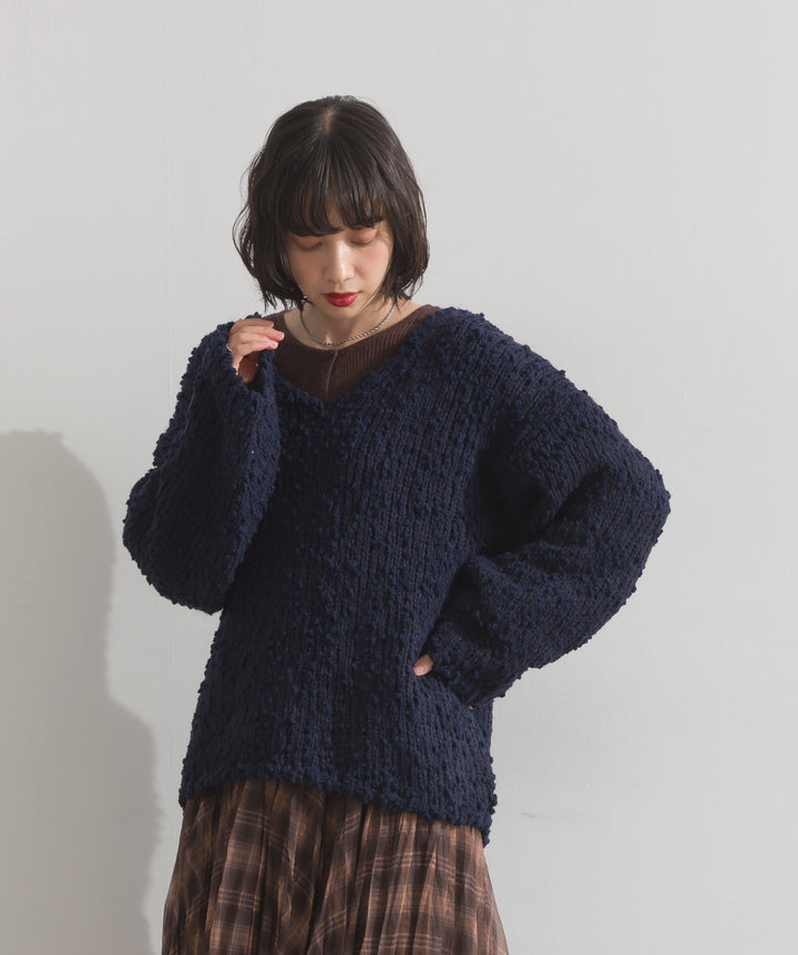 ブークレモールニットプルオーバー