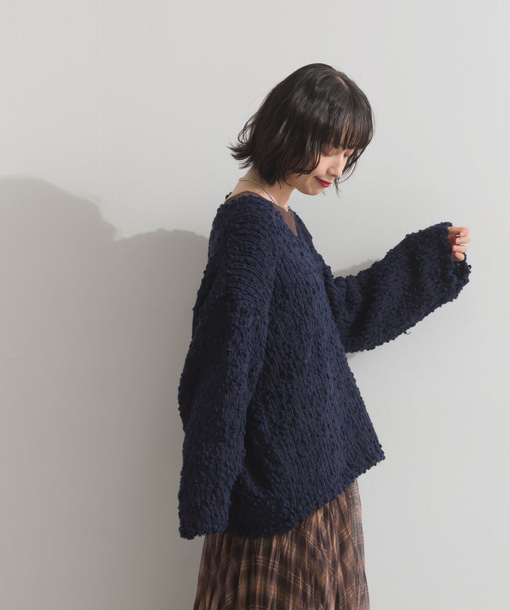 ブークレモールニットプルオーバー