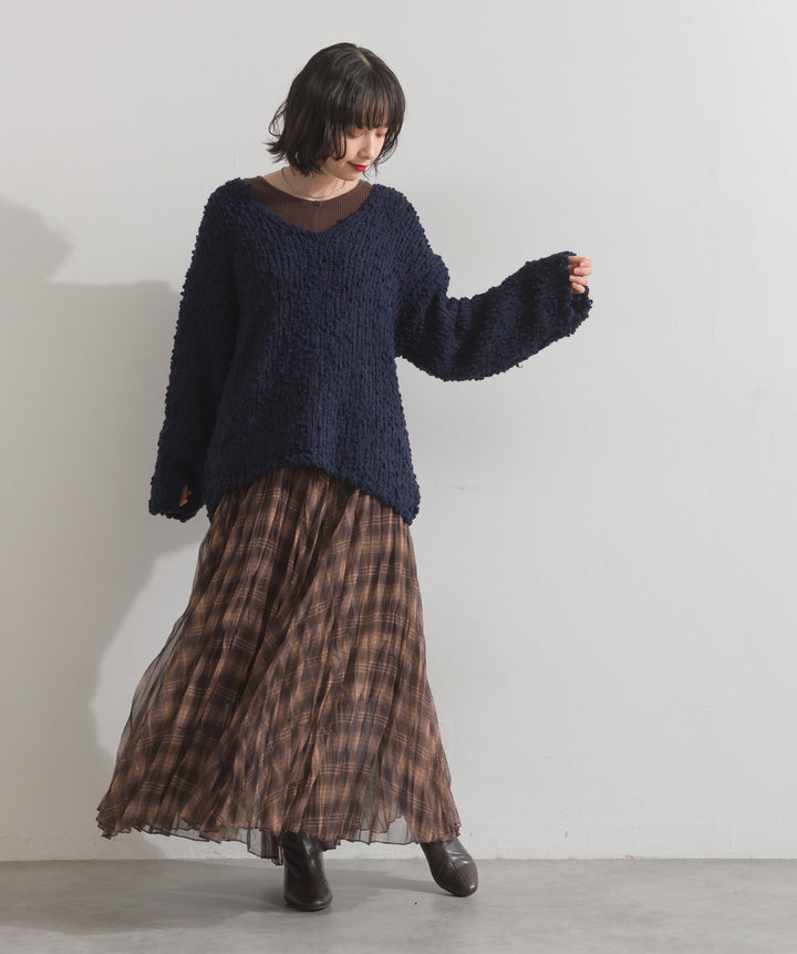 ブークレモールニットプルオーバー