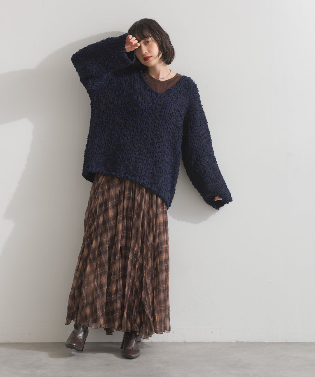 ブークレモールニットプルオーバー