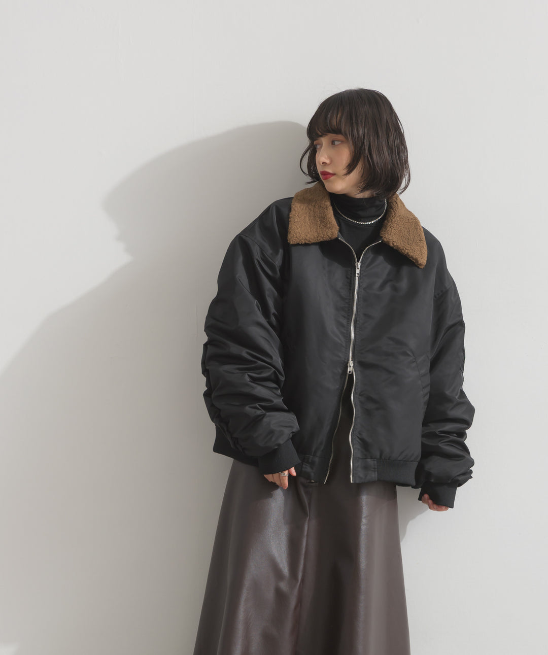 合繊オーバーサイズMA-1