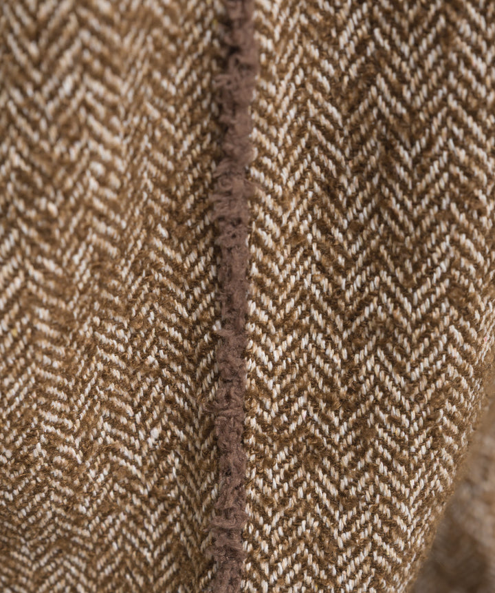 ツイードフリンジカーブパンツ