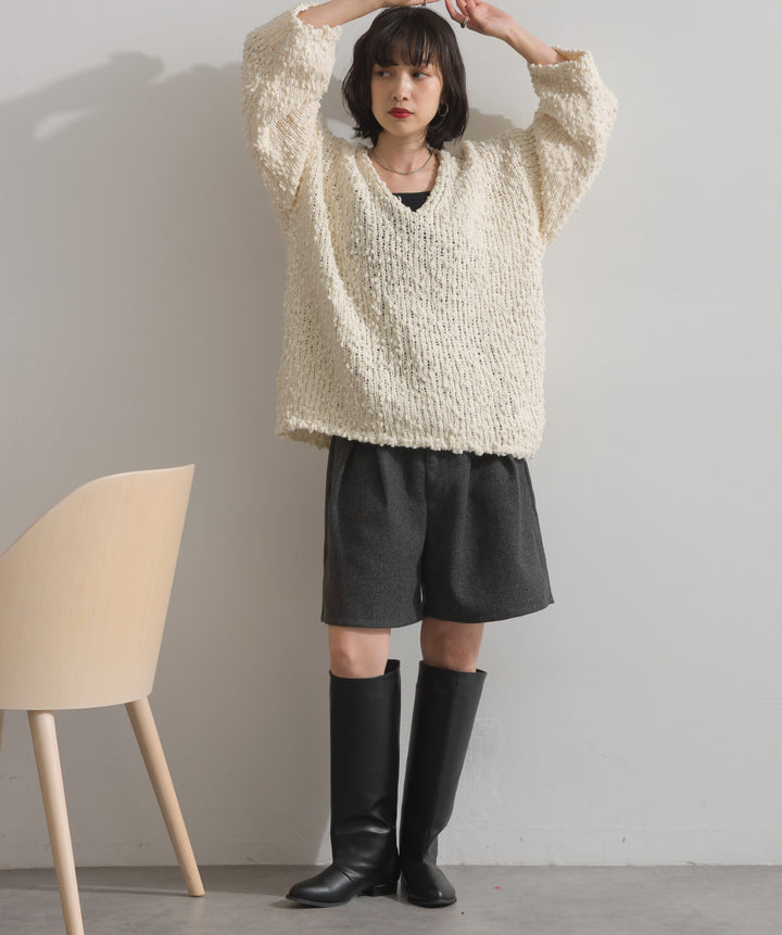 ブークレモールニットプルオーバー