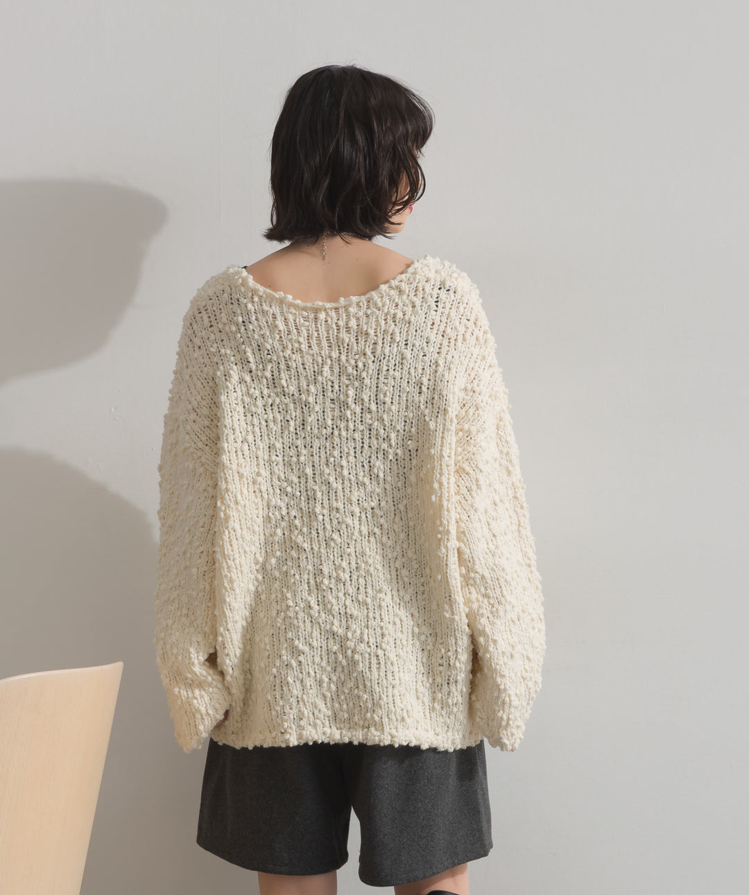 ブークレモールニットプルオーバー