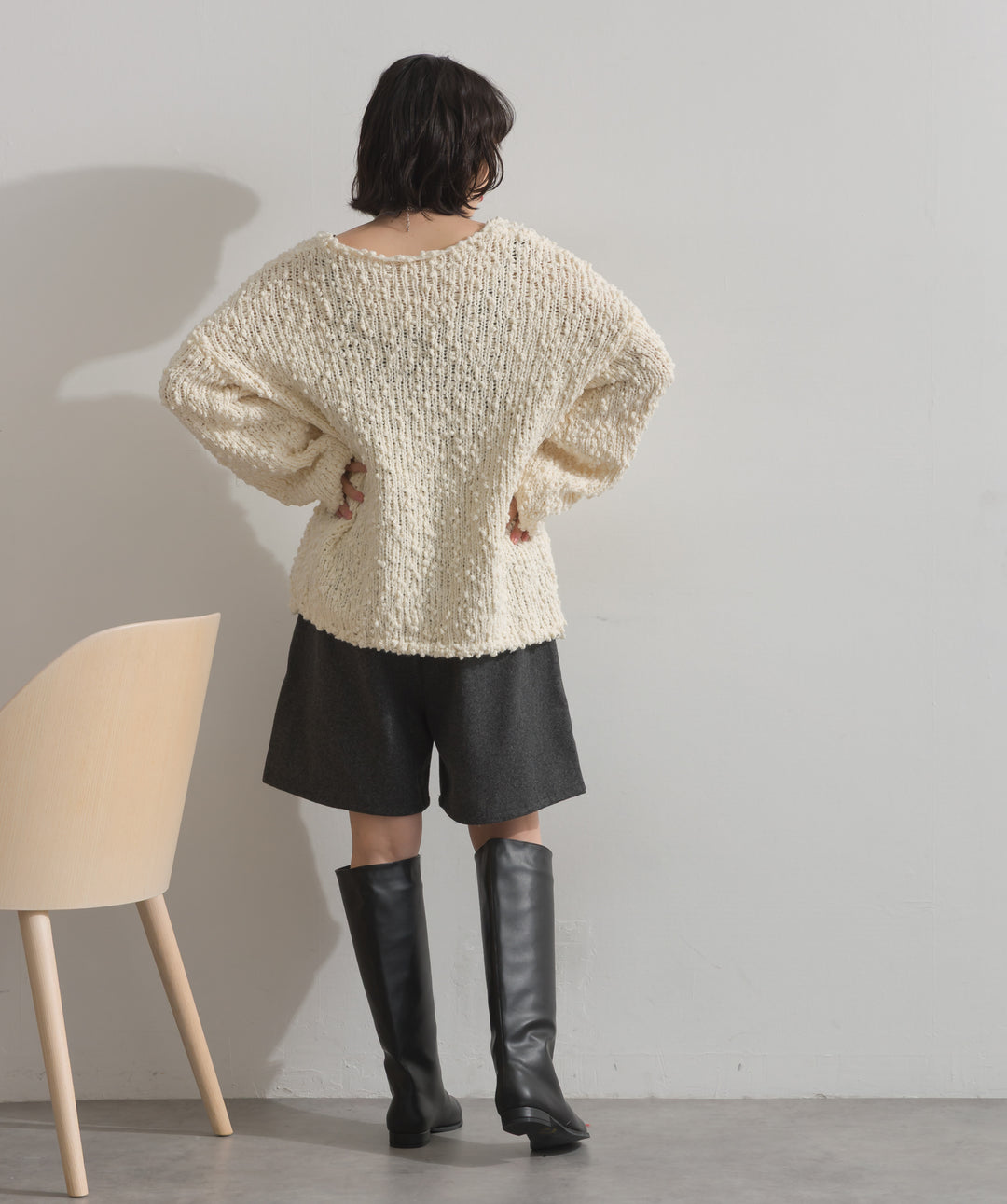 ブークレモールニットプルオーバー