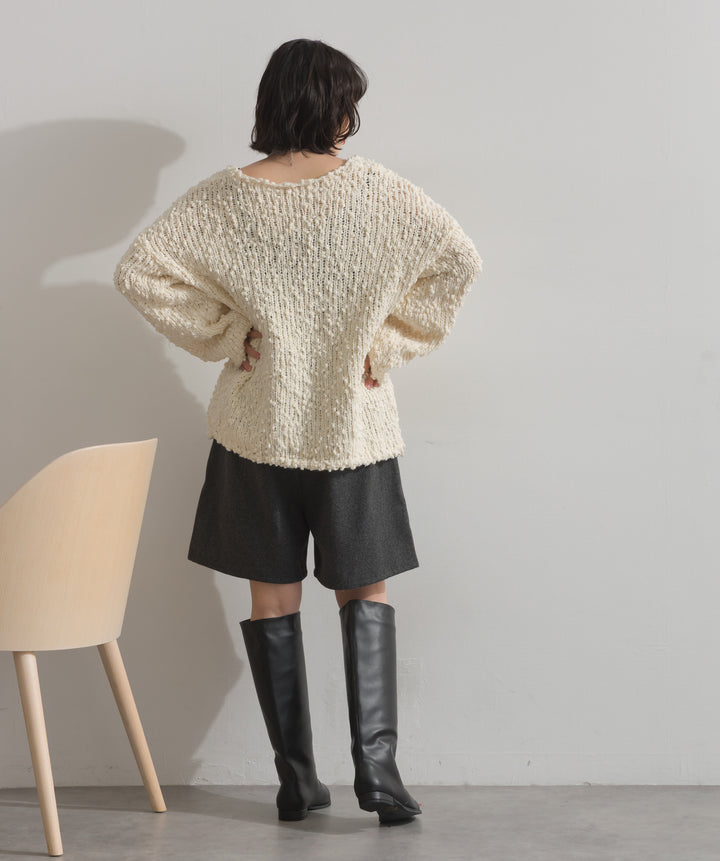 ブークレモールニットプルオーバー