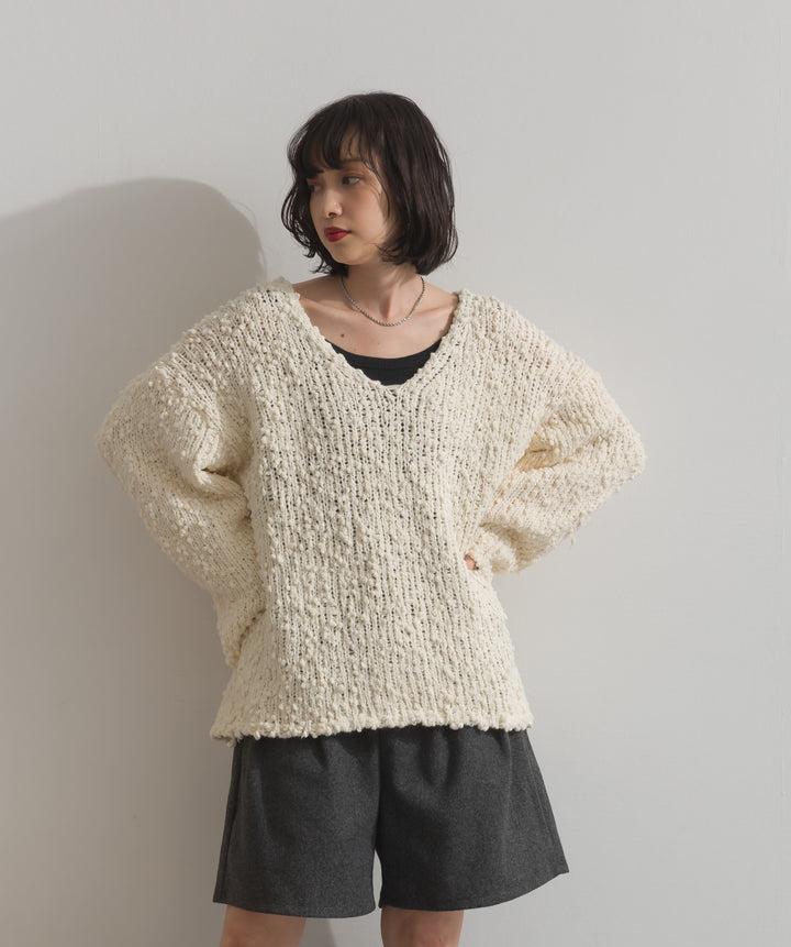 ブークレモールニットプルオーバー