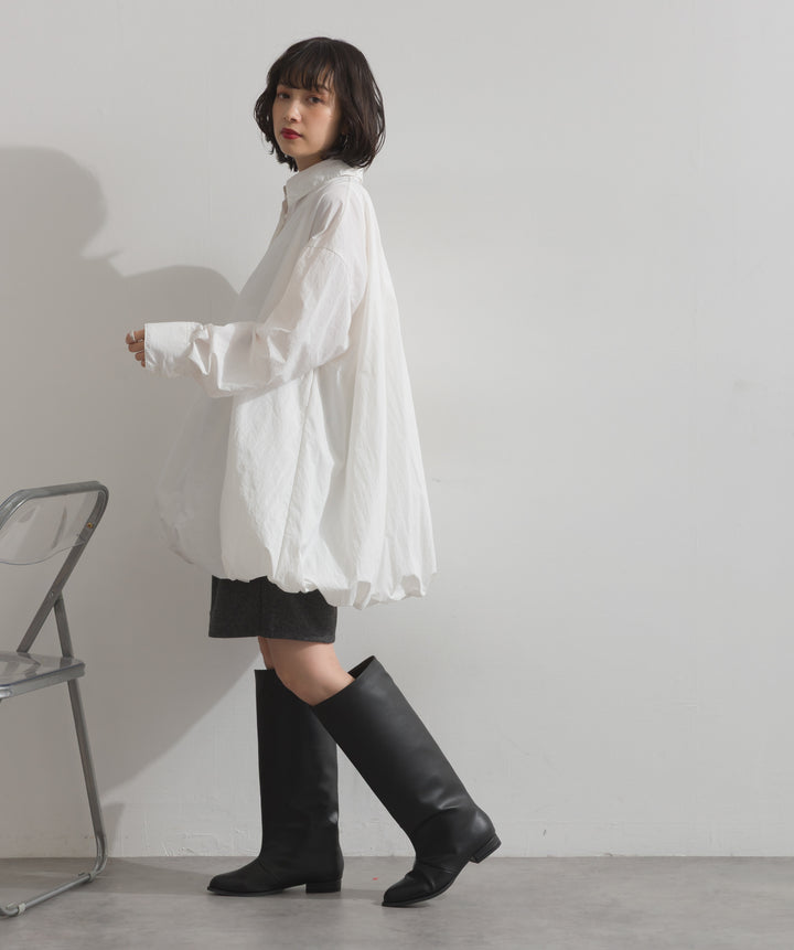 ナイロンタフタバルーンシャツ