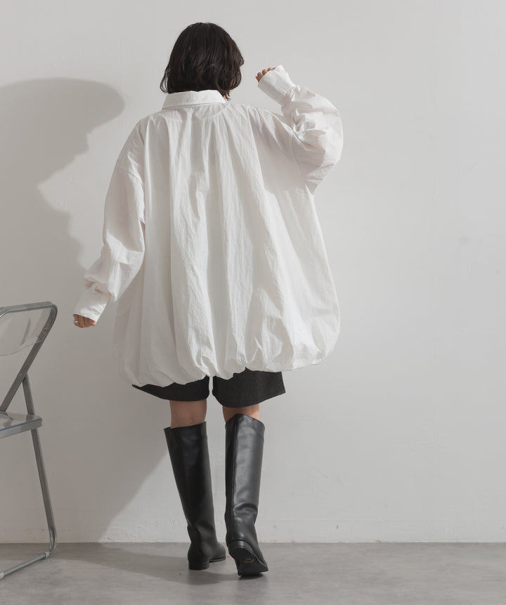 ナイロンタフタバルーンシャツ
