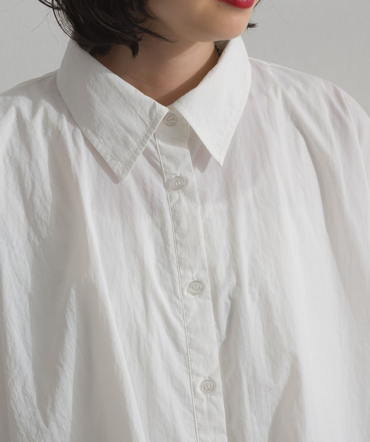 ナイロンタフタバルーンシャツ