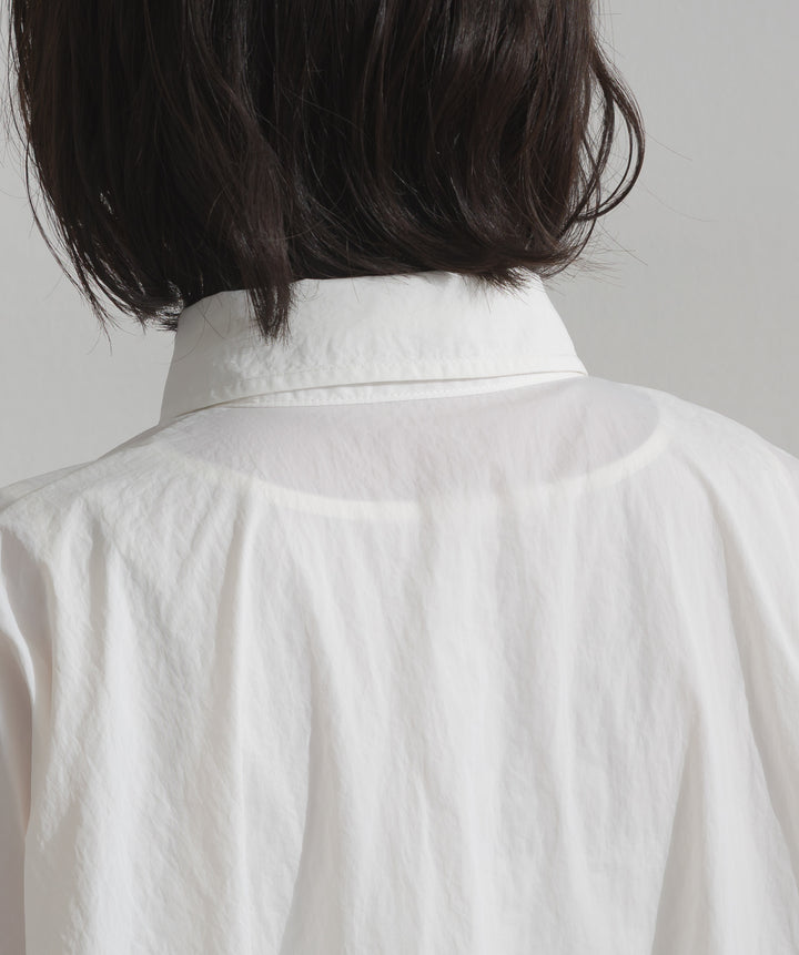 ナイロンタフタバルーンシャツ