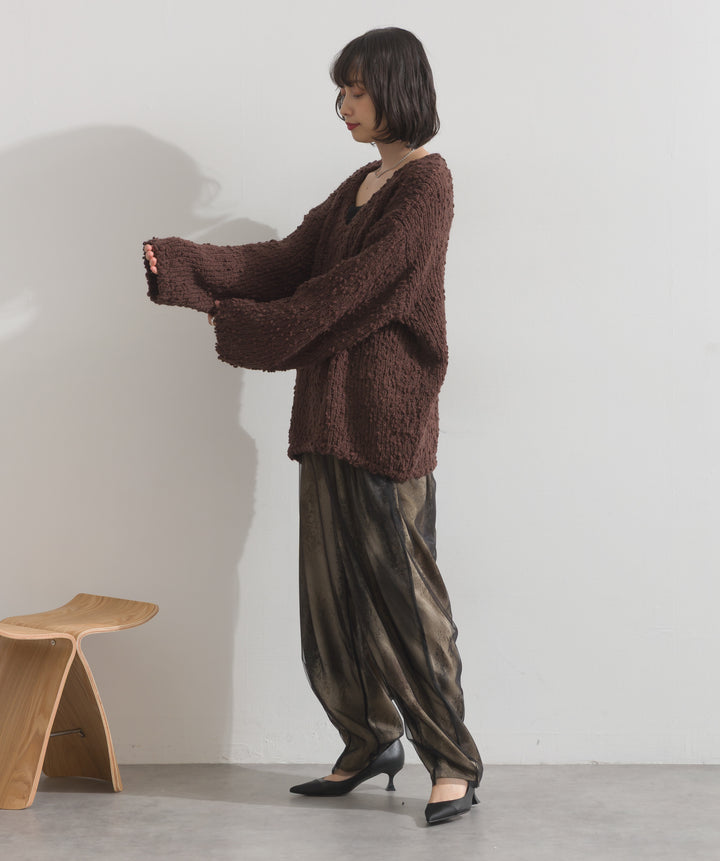 ブークレモールニットプルオーバー