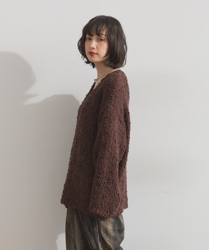 ブークレモールニットプルオーバー
