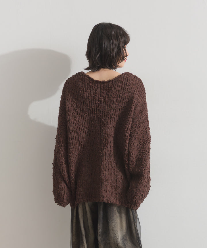 ブークレモールニットプルオーバー