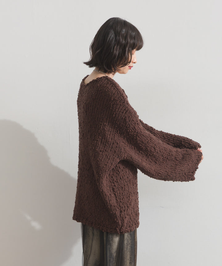 ブークレモールニットプルオーバー