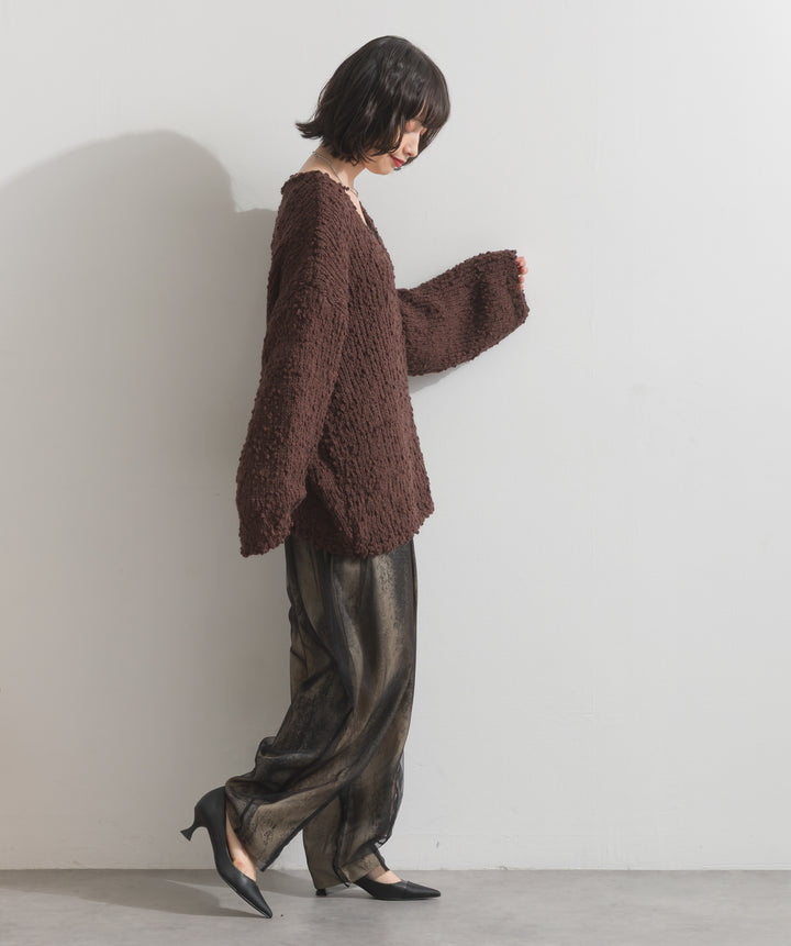 ブークレモールニットプルオーバー