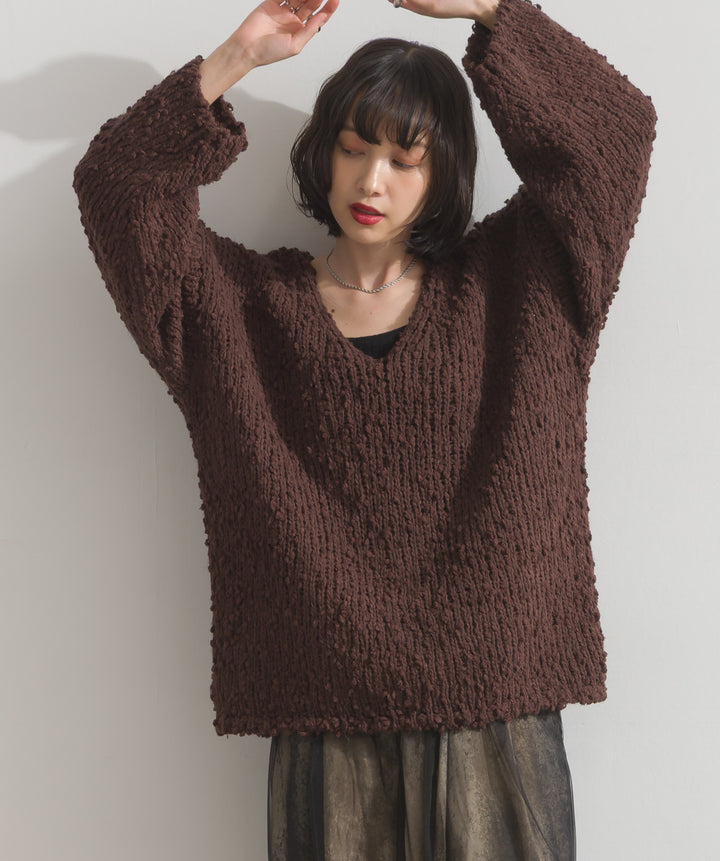 ブークレモールニットプルオーバー