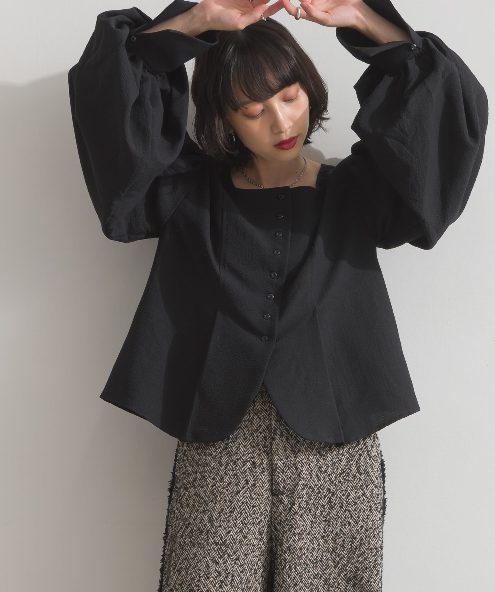 バルーンスリーブポコポコブラウス – OandI