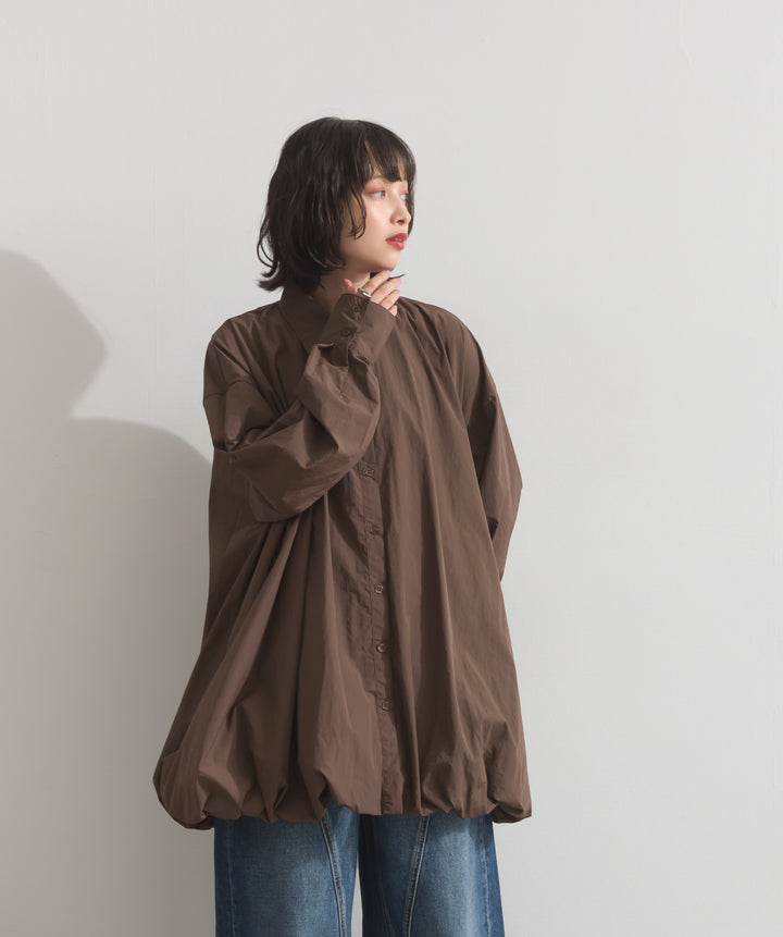 ナイロンタフタバルーンシャツ