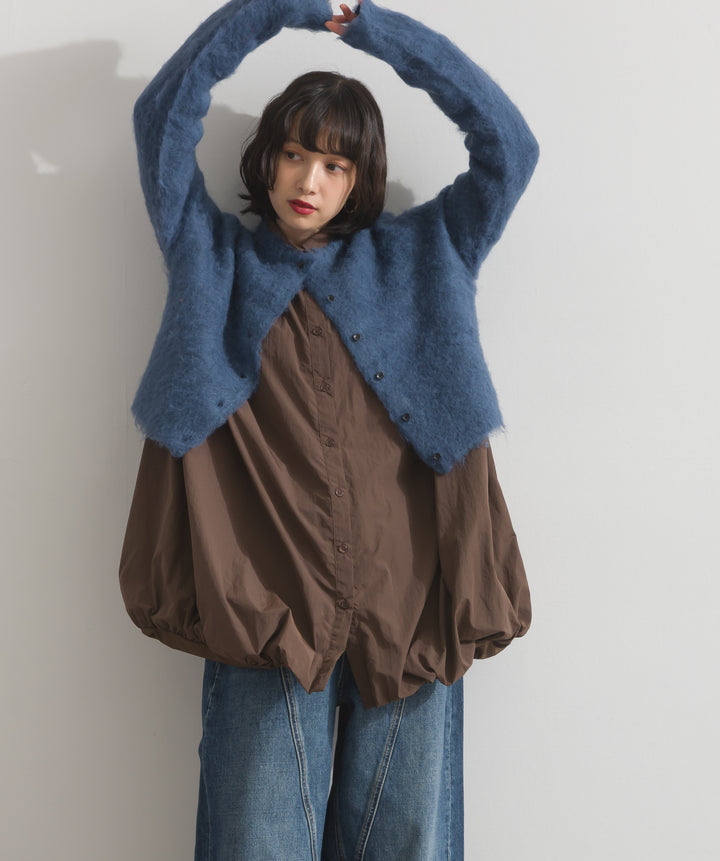 ナイロンタフタバルーンシャツ