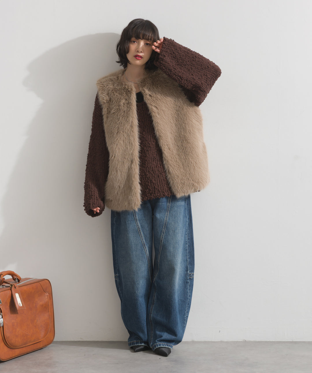 ブークレモールニットプルオーバー