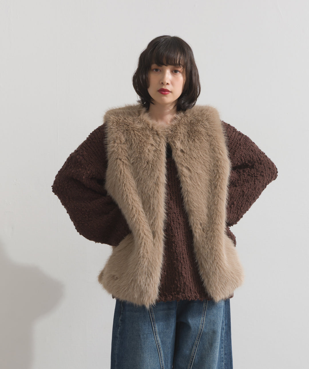 ブークレモールニットプルオーバー