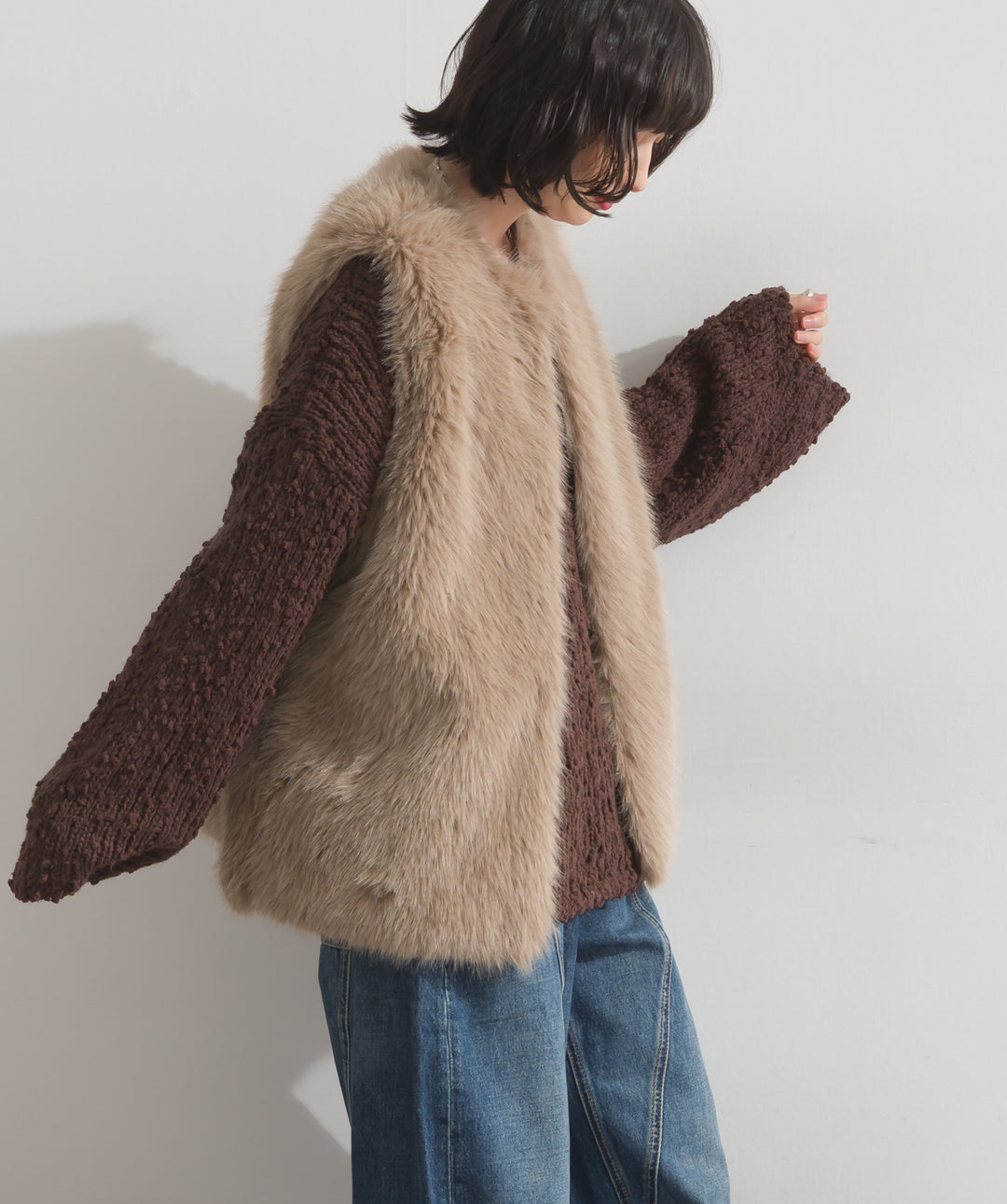 ブークレモールニットプルオーバー