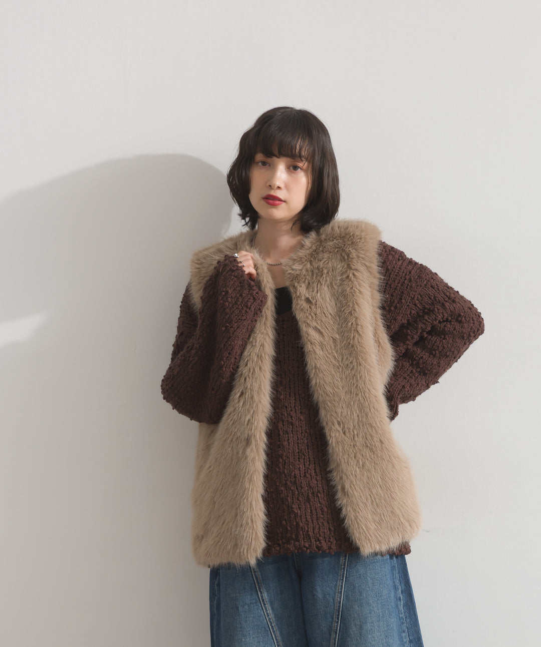 ブークレモールニットプルオーバー